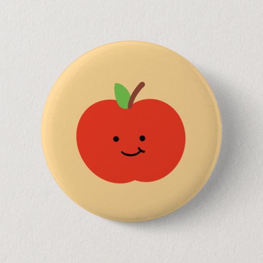 Apple Fruit Button (Vorderseite)