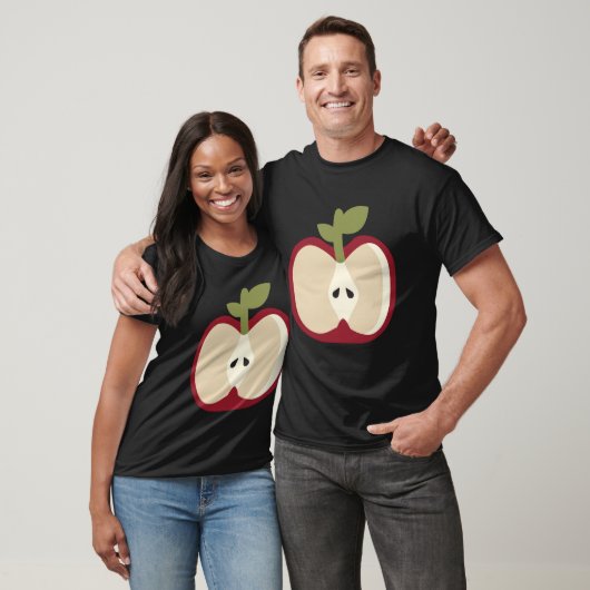Apple Fruit Easy Lazy DIY Halloween Kostüm T-Shirt (Unisex)