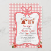 Apple Fruit Fall Babydusche Sprinkle Einladung (Vorne/Hinten)