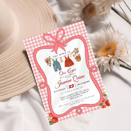 Apple Fruit Fall Babydusche Sprinkle Einladung