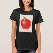Apple Fruit Food Vegan Vitamine Fruit Apple T-Shirt (Vorderseite)