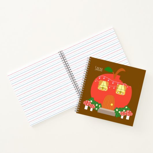 Apple Fruit Frog House Notizblock (Innenseite)