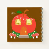 Apple Fruit Frog House Notizblock (Rückseite)