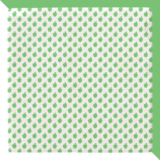 Apple Fruit Green Muster Steinuntersetzer
