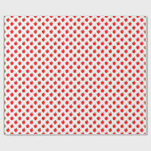 Apple Fruit Red Pattern Geschenkpapier (Flach)