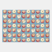 Apple Fruit Watercolor Geschenkpapier Set (Vorderseite 2)