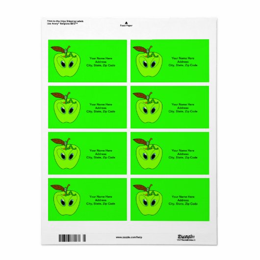 Apple Fruit Worm Labels (Vorne)