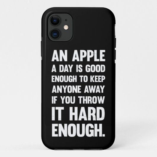 Apple Funny Quote. | sarcastic joke | sarcastic ph Case-Mate iPhone Hülle (Rückseite)