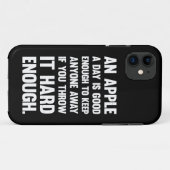 Apple Funny Quote. | sarcastic joke | sarcastic ph Case-Mate iPhone Hülle (Rückseite (Horizontal))