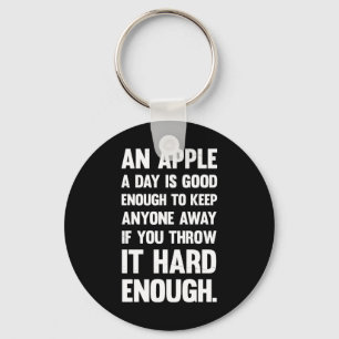 Apple Funny Zitat. sarkastischer Witz sarkasti Schlüsselanhänger