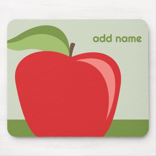 Apple für benutzerdefinierte Lehrer mit trendy Apf Mousepad (Vorne)