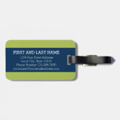 Apple für benutzerdefinierte Lehrer mit trendy Zic Gepäckanhänger (Rückseite horizontal)