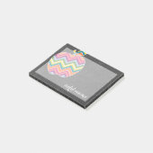 Apple für benutzerdefinierte Lehrer mit trendy Zic Post-it Klebezettel (angewinkelt)