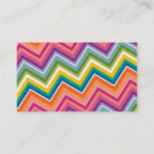 Apple für benutzerdefinierte Lehrer mit trendy Zic Visitenkarte (Rückseite)