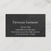 Apple für benutzerdefinierte Lehrer - Zickzack rot Visitenkarte (Rückseite)