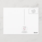 Apple für den Lehrer Inspiration Postkarte (Rückseite)