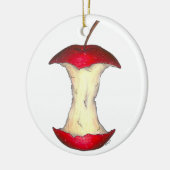Apple für den Lehrer Red Delicious Fruit Core Keramik Ornament (Links)