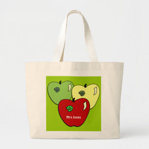 Apple für die Lehrer-Taschen-Tasche Jumbo Stoffbeutel