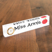 Apple für Lehrer Namensplakette (Seite)