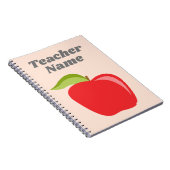 Apple für maßgeschneiderte Lehrer mit modernem App Notizblock (Rechte Seite)