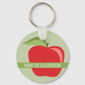 Apple für maßgeschneiderte Lehrer mit modernem App Schlüsselanhänger (Vorderseite)