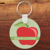 Apple für maßgeschneiderte Lehrer mit modernem App Schlüsselanhänger (Vorderseite)