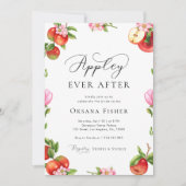 Apple Garden Appley immer nach dem Brautparty Einladung (Vorderseite)