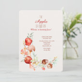 Apple Geburtstag Einladung (Stehend Vorderseite)