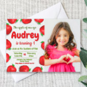 Apple Geburtstag mit Foto Einladung