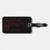 Apple Gepäckanhänger (Rückseite horizontal)