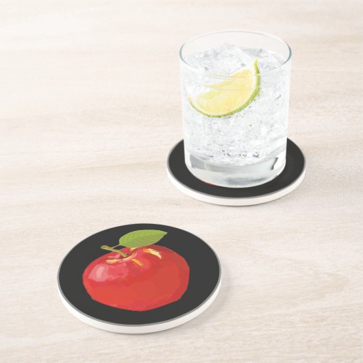 Apple Getränkeuntersetzer (Seite)