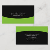 Apple Green Beruflich Business Consultant Visitenkarte (Vorne/Hinten)