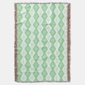 Apple green diamond pattern decke (Vorderseite Vertikal)