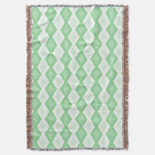 Apple green diamond pattern decke (Vorderseite Vertikal)