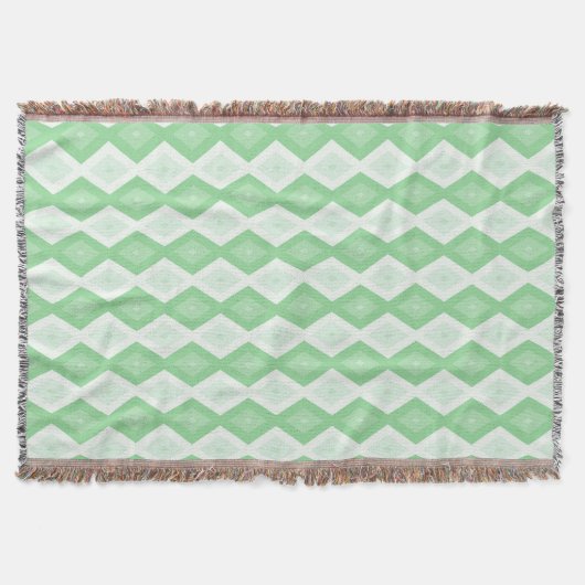 Apple green diamond pattern decke (Vorderseite)
