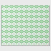 Apple green diamond pattern geschenkpapier (Flach)