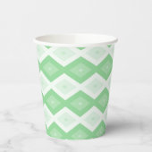 Apple green diamond pattern pappbecher (Links)
