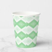 Apple green diamond pattern pappbecher (Rechts)