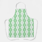 Apple green diamond pattern schürze (Vorderseite)