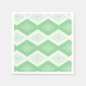 Apple green diamond pattern serviette (Vorderseite)