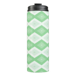 Apple green diamond pattern thermosbecher