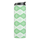 Apple green diamond pattern thermosbecher (Nach links gedreht)