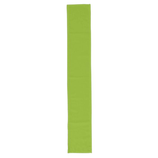 APPLE GREEN (eine solide fruchtige Farbe) ~ Großer Tischläufer (Vorderseite)