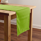APPLE GREEN (eine solide fruchtige Farbe) ~ Großer Tischläufer (Beispiel)