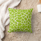Apple Green Giraffe Animal Print Kissen (Decke)