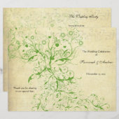 Apple Green Love Bird Wirbel Program (Vorne/Hinten)