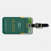Apple Green Luggage Tag Gepäckanhänger (Vorderseite horizontal)