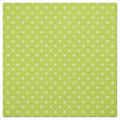 Apple Green Polka Dot Hearts Stoff (Muster)