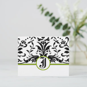 Apple Green Response Card- RSVP Karte