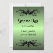 Apple Green Save the Date Magneteinladung (Vorderseite)